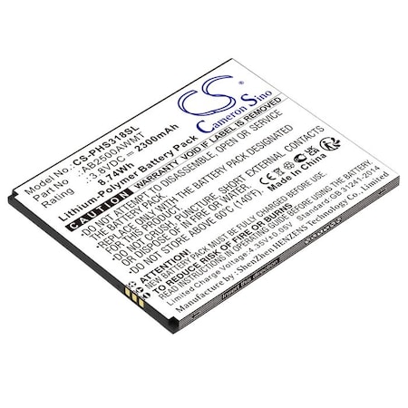 Bsc Preferred Philips CTS318 Xenium S318 Mobile Phone Replacement Battery CS-PHS318SL